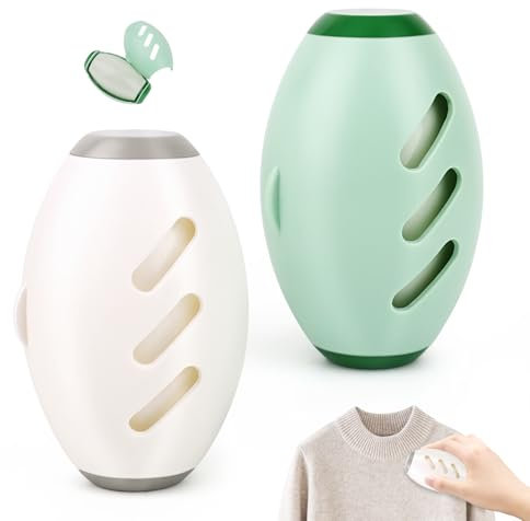 QOUBNIC Rouleau Anti-Peluches Réutilisable, 2 Pièce Rouleau adhésif Lavable, Rouleau Anti-Peluches Portable, Mini Rouleau Anti-Peluches Portable, Portable Home Travel Lint Roller for Pet Hair