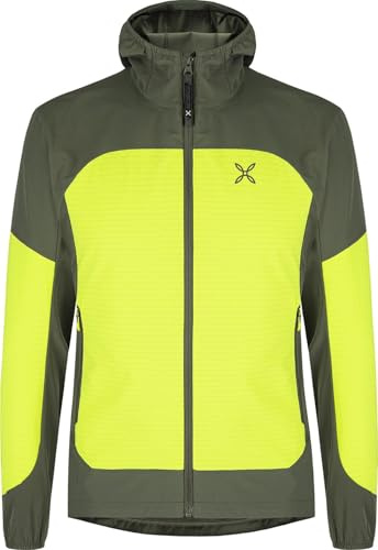 MONTURA Seed Hooded Jacket, Giacca da Uomo, antivento e idrorepellente, per trekking e arrampicata