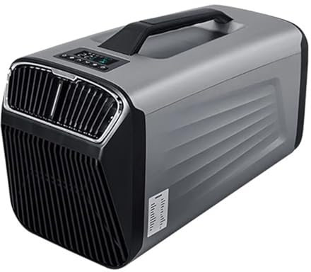 Portable Travel Air Conditioner, 38db Silent Cooling Fan, with LCD Digital Display, Remote Control, Timing Function, for Indoor Outdoor, Camping Caravan