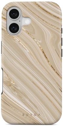 BURGA Handyhülle für iPhone 17 – Unisex Hybrid-Schutzhülle mit stoßdämpfendem TPU & kratzfester Außenschale, erhöhter Displayrand, MagSafe-kompatibel, kabelloses Laden, stylisches Design