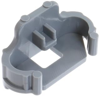 Reliapart Dishwasher Basket Rail End Stop Cap Durable Clip-On Fit Prevents Rack Derailment Secure Replacement Cap Grey Finish Smooth Rack Movement