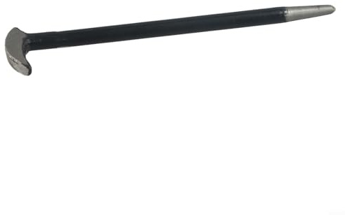 Dolvitrny Carbon Steel Crowbar with Dual Function, Double Ended Nail Puller for Manual Demolition Tasks, 6/12 Inch Pry Tool Compatible with Woodworking(15CM)