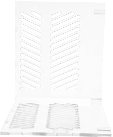 Abaodam Aquarium Sand Guard Acrylic Grid Board Isolation Plate for Fish Tank Pump Guards Prevents Sand in Water Pumps Aquarium Divider