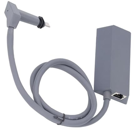 AUNMAS Adaptateur Ethernet 10 Pieds pour Antenne Parabolique Rectangulaire V2, connectivité Haute Vitesse en Caoutchouc de Cuivre de qualité Supérieure pour Les Utilisateurs d'Internet par Satellite