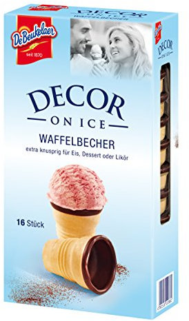 DeBeukelaer Decor On Ice Waffelbecher, 60 g