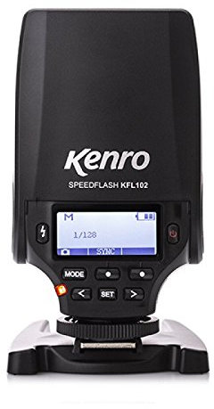 Kenro Mini Speed Flash Micro Four Thirds M43 Fit Camera Mounted Small Flashgun for Professional Photography in Studio or on Location - KFL102FT