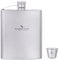 iBasingo 200ml Titanium Hip Flask Sake Cup Set with Funnel Outdoor Camping Flat Liquor Flask Alcohol Whiskey Wine Pot Mug Pocket Flagon Drinkware Ti3062D