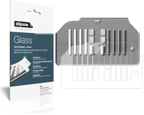 dipos 2x Folie 9H klar für Siemens EQ.6 TE604509DE Series 400 Tropfblech | Bricht und splittert nicht, kein Echtglas, Anti-Shock, passt perfekt, kratzfest, blasenfrei, hüllenfreundlich, selbstklebend