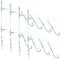 Rodeel 4 PCS Sea Fishing Rigs Flapper Rig Two Hook Positions（80 CM Gap with 2/0 Hooks