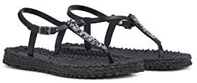Ilse Jacobsen HORNBÆK | Cheerful10G | Flip Flops with Glitter | Black | 40 EU