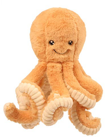 Yxian Octopus Spielzeug Plüsch niedlichen Kuh Kissen Stofftier Spielzeug Begleitspielzeug für Kinder und Familie (Gelb, 60cm)