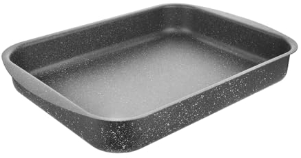 KASANOVA Teglia rettangolare 42x31x6,5 cm marmo grigio cottura