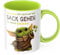 Mimimi mir nicht auf den Sack gehen du sollst Kindertasse Sprüchetasse Geschenkidee (Grün)
