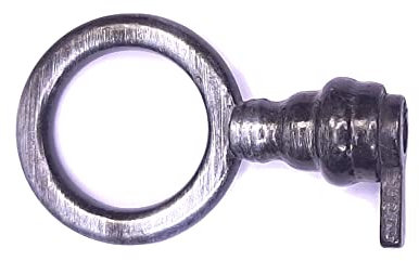 cyclingcolors fausse clé de serrure meuble ancien décoration rustique vintage clef zamak (ronde-vieux fer)