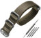 AIYIRUO NATO Uhrenarmbänder Nylon G10 Premium Ballistic Multicolor Ersatzuhrenarmbänder mit Silber Edelstahlschnalle Watch Strap für Männer Frauen 18mm 20mm 22mm 24mm