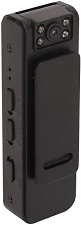 Small Body Camera 1080P HD, Portable Video Recorder with Back Clip, Magnetic Absorption, 90 Degree Rotation Lens, for Security Guard