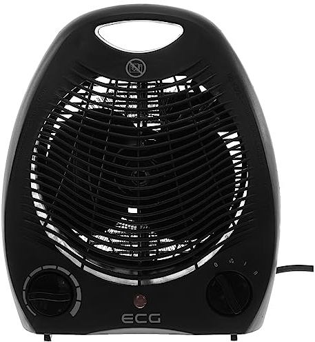 ECG TV 3030 Heat R Black, Hot air fan, 1000/2000 W