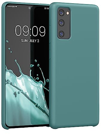 kwmobile Hülle kompatibel mit Samsung Galaxy S20 FE Hülle - Silikon Handy Case - Handyhülle weiche Oberfläche - kabelloses Laden - Antique Stone