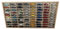 Dekoralove HOLZORGANISATOR 80X40CM für Schubladen kompatibel für Hot Wheels Schmuck Holz Aufbewahrungsfächer weiße Regalrückwände