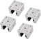 4 Stücke Linearlager SBR12UU,12mm Aluminium Öffnen Linearkugellager Gleitblock für Linearschiene SBR12