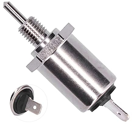 TOPINCN Solénoïde D'arrêt de Carburant Grande Tondeuse à Carburateur pour Carburateur Solénoïde de Coupure de Carburant Solénoïdes de Tondeuse à Gazon