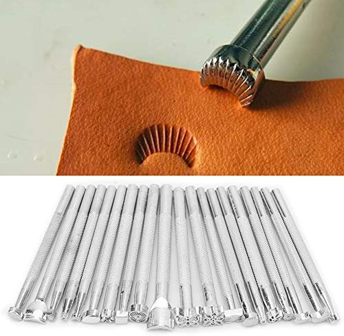 20-teiliges Multi-Shape prägestempel leder schlagbuchstaben stempel buchstaben brennstempel für holz leder werkzeug, Sattelherstellung, Lederstempelwerkzeuge, Schnitzen von Lederhandwerksstempeln