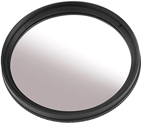 BROLEO Filtro Degradado, Filtro de Lente Impermeable de 58 Mm para Cámaras (Gris Degradado)
