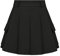 Kate Kasin Damen Sommerlicher Plissierter Minirock mit Hoher Taille Eine Rockparty mit Saum Schwarz M