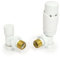 Thermostatic Radiator Valve Angled TRV White – Zeta