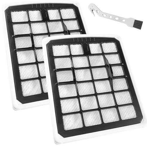 2 filtros HEPA para EUREKA Apollo, filtro HEPA de repuesto para Eureka NF Apollo aspiradora, filtro de protección del motor para AK9/AK10 con 1 cepillo de limpieza, lavable