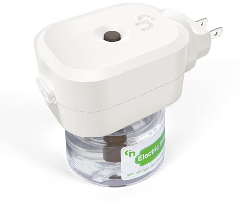 Ddrihlees Mosquito Repeller Indoor Use, Electronic Mosquito Repellent Plug in Wall Outlet, Include 1 Pack 280 Hr Refills for Home, Bedroom, Office