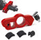 WPPQWP Universal Motorrad Schloss Lenker Set(Für Verschiedene Lenkerdurchmesser), Bremsscheibenschloss Motorrad, Hohe Sicherheit, Diebstahlsicherung für Motorräder, Motorroller und Geländewagen