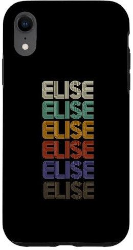 Coque pour iPhone XR ELISE Stylet rétro vintage des années 90