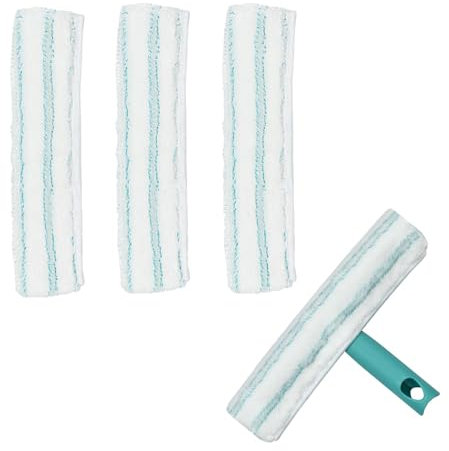 3 Stück Ersatzbezug Window Washer M, Einwascher Bezug mit hoher Wasser, Wischbezug mit Klettverschluss für Fenster, Rahmen und Ecken