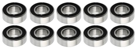 Kugellager 3x7x3 mm - 683 2RS gummigedichtet 10 Stück - rcbay | Chromstahl Miniatur Rillenkugellager für 3mm Welle