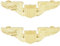 SUPERFINDINGS 2 Stk Flügel Anstecknadel Gold Piloten Flügel Anstecknadel Pilotenkostüm Anstecknadel Pilotenabzeichen Brosche Aus Legierung Air Force Flügel Anstecknadel Metall Flieger Anstecknadel