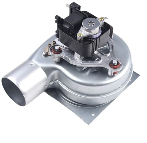 Ventilatore per camino da 35 W, 2000 giri/min, resistente alle alte temperature, a basso rumore, 220 V, in metallo, accessorio per caldaia a parete, per armadietti, barbecue, stufe fai da te