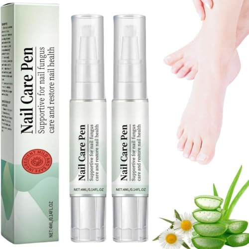 2pcs Nail Care Pen,Fungal Nail Treatment Pen,Nail Fungus Treatment for Toenail,Natural N-ail Fungus Pe/n Uk,N/ail Repair P/en,Cosmetic Care for Nail Fun/gus,Fun-gal Nail Treatment Extra Strong