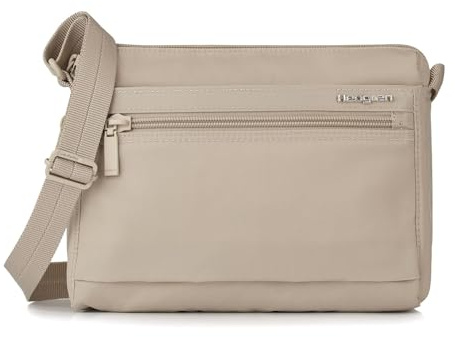 Hedgren EYE Damen Umhängetasche mit RFID Schutz – Kleine Crossbody Tasche wasserabweisend mit Reißverschlusstaschen & verstellbarem Gurt – 22 cm