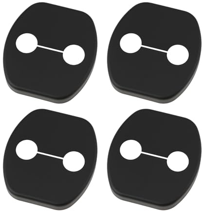 ECSiNG 4Pcs Door lock Cover Pad Guard Protector Compatible with Nissan Qashqai 2008-2013