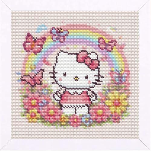 Qianbaiuk Diamond Painting Erwachsene,Diamond Painting Kits Cartoon,Diamond Painting Kinder für Geschenk und Home Wand Dekor(12x12 Zoll)
