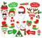 Veewon Weihnachtsfeier Fotorequisiten Photo Booth Requisiten Fotografie Zubehör Xmas Party Dekoration, 32 GRAF