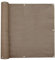 jarolift Brise Vue, Toile De Balcon Basic, Pare-Vue Protection Contre Le Vent Protection Solaire Revêtement De Balcon, Respirant, 600 x 90 cm, Marron