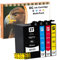 D&C 4x Ersetzt für Epson 27XL 27 Druckerpatronen für Epson WorkForce WF-3600 Series, WF-3620 DWF, WF-3620 WF, WF-3640 DTWF, WF-7110 DTW, WF-7600 Series, WF-7610 DWF, WF-7620 DTWF