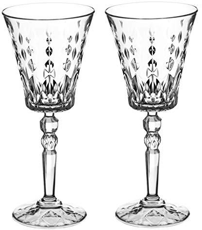 DIAMANTE Kristall-Rotweingläser, Marbella, bleifrei, 2 Stück