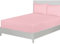 Funky Gadgets Spannbetttuch, 30 cm, 90 g/m², weich gebürstete Mikrofaser, pflegeleicht, 137 x 190 cm, Blush Pink