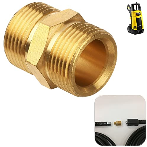 parpyon® Pièces Accessoires pour nettoyeur haute pression Lavorwash - Fasa Raccord rapide à baïonnette pour nettoyeurs haute pression à eau froide (raccord M22)