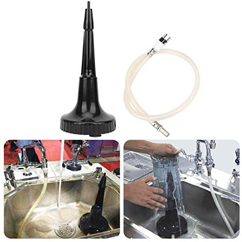 Professional Pitcher Rinser | Portable Glass Blender | Cleaning Rinser | Metal Glass Rinser, Suit for Bar Coffee Restaurant Home Kitchen