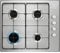 Electrolux KGS6404SX Placa de Gas, Serie 300, 60 cm, 4 Zonas de Cocción, 9 Niveles de Intensidad, Sistema de Seguridad, Autoencendido Electrónico, 3000W, Inox Antihuellas