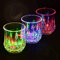 Glas Leuchtend Trinkbecher Farbwechsel Wasserglas 3 Stück Flüssigsensor Trinkglas mit Licht Cocktailglas Ananas Wasserbecher Beleuchtet Plastik Kristallglas Whisky Wein Barglas Party Deko Genschenk